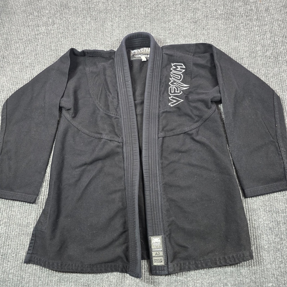 Venum Contender Jacket‎ Men's Size A2 Black Martial Arts BJJ Gi